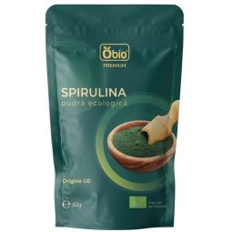 Pulbere spirulina bio 50g - OBIO