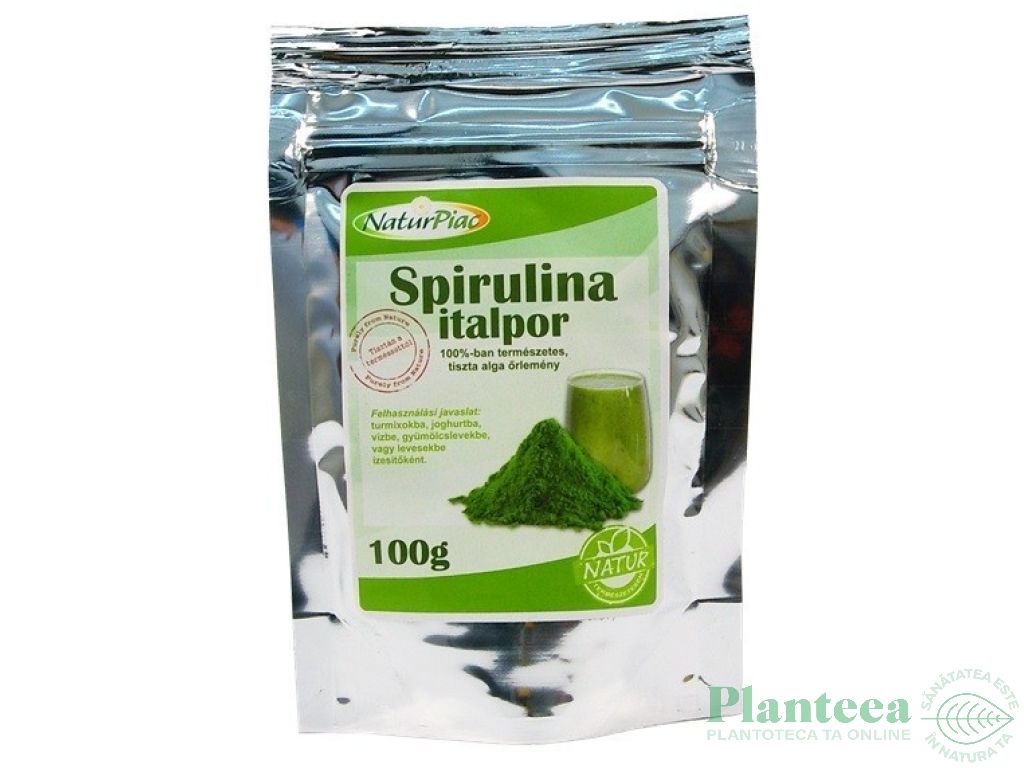 Pulbere spirulina 100g - NATURPIAC