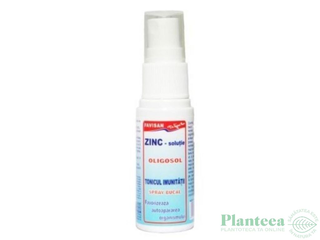 Spray bucal Zinc Oligosol 30ml - FAVISAN