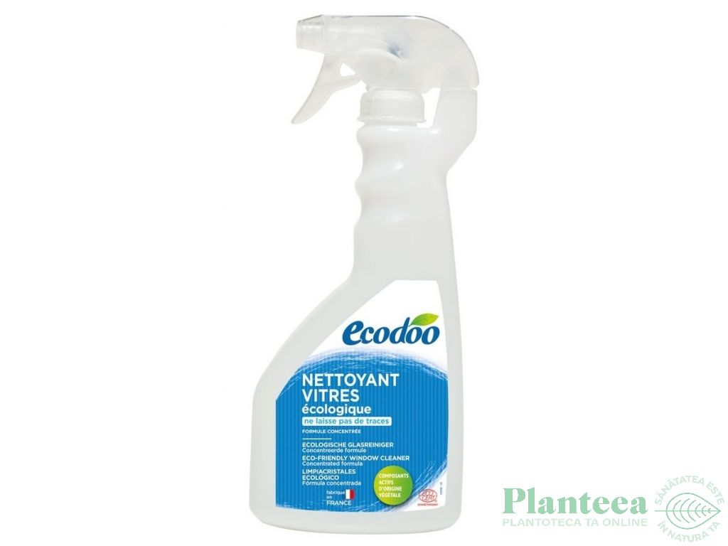 Solutie spalat geamuri 500ml - ECODOO