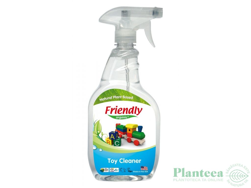 Detergent lichid jucarii spray 650ml - FRIENDLY ORGANIC