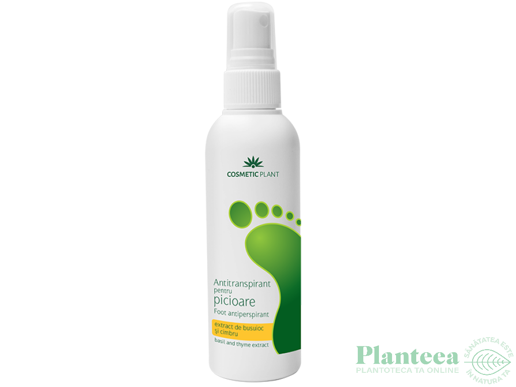 Spray antiperspirant picioare 100ml - COSMETIC PLANT