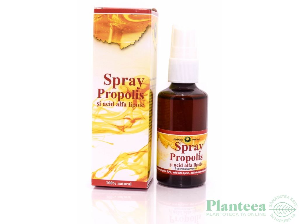 Spray propolis acid alfa lipoic 50ml - HYPERICUM PLANT