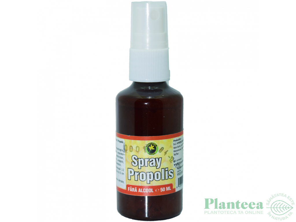Extract hidrogliceric propolis spray 50ml - HYPERICUM PLANT