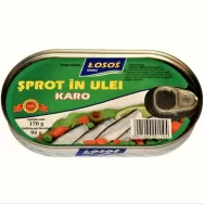 Sprot in ulei karo 170g - LOSOS