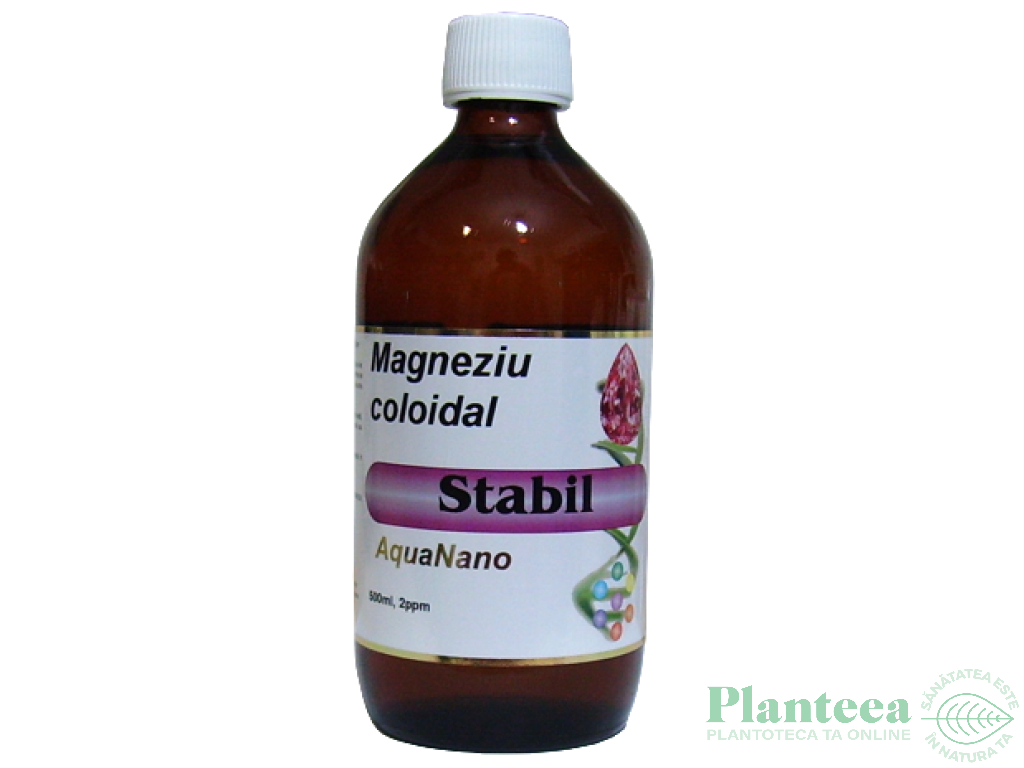 Magneziu coloidal 50ppm Stabil 480ml - AQUA NANO