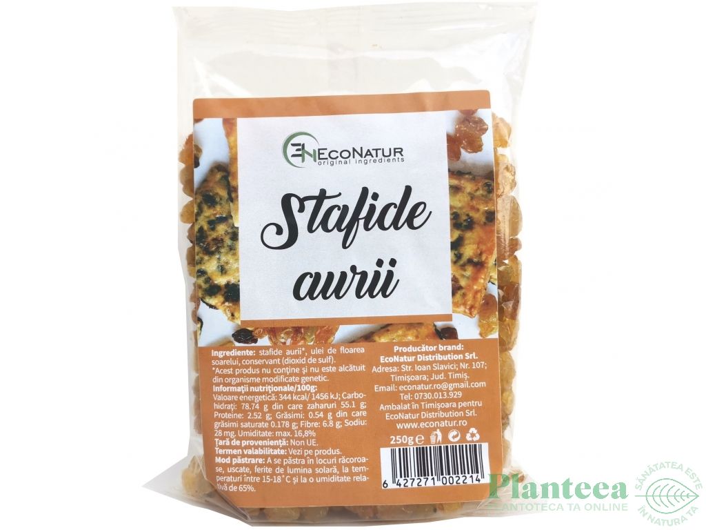 Stafide aurii 250g - ECONATUR