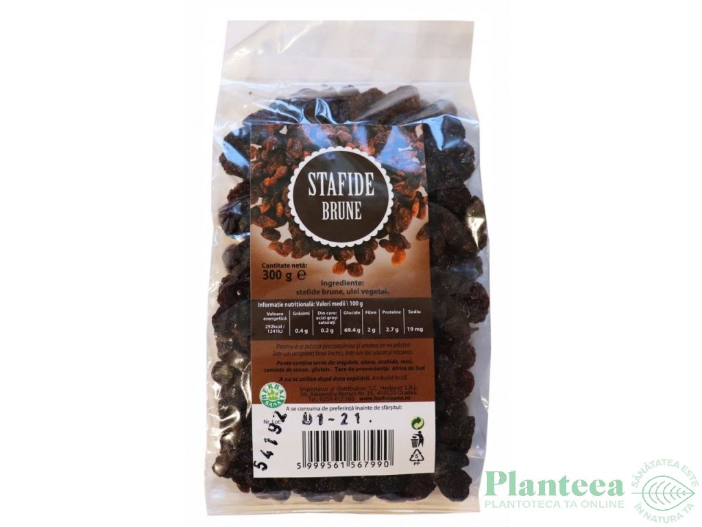 Stafide brune 300g - HERBAL SANA