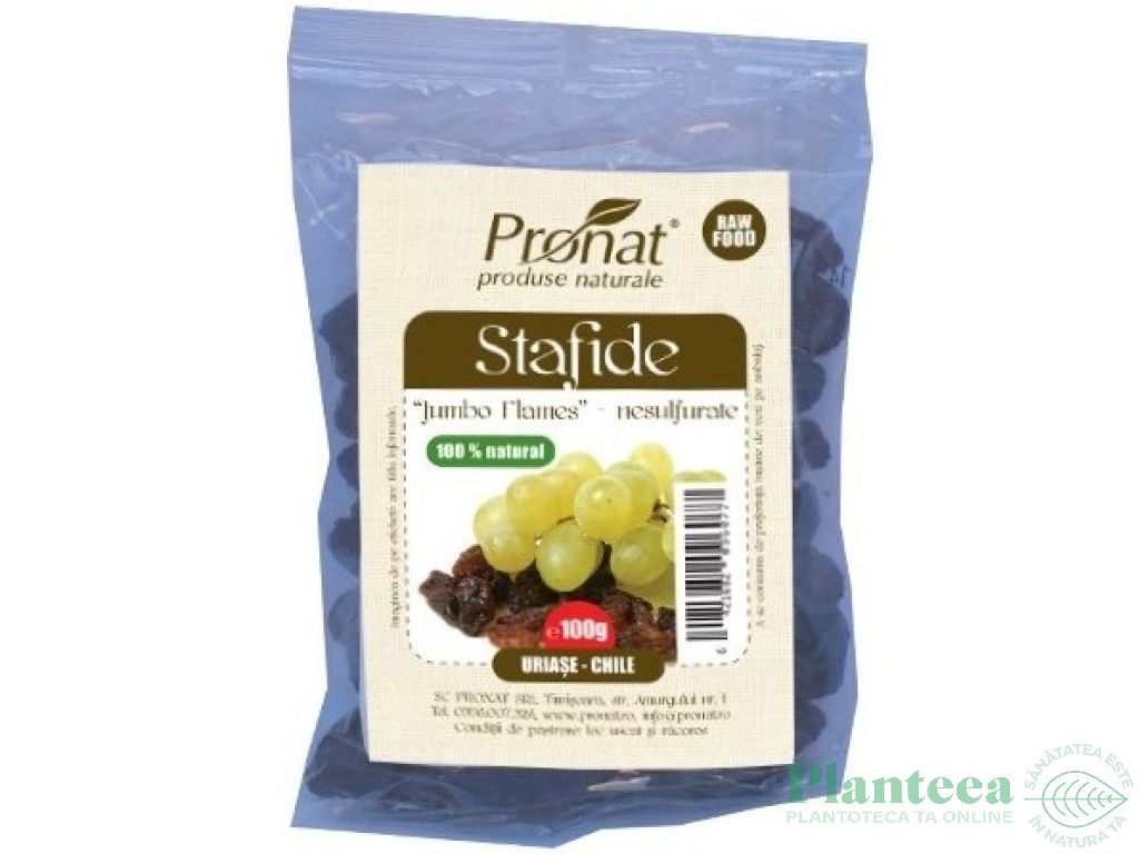 Stafide jumbo 100g - PRONAT