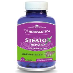 Steatox Hepatic 120cps - HERBAGETICA