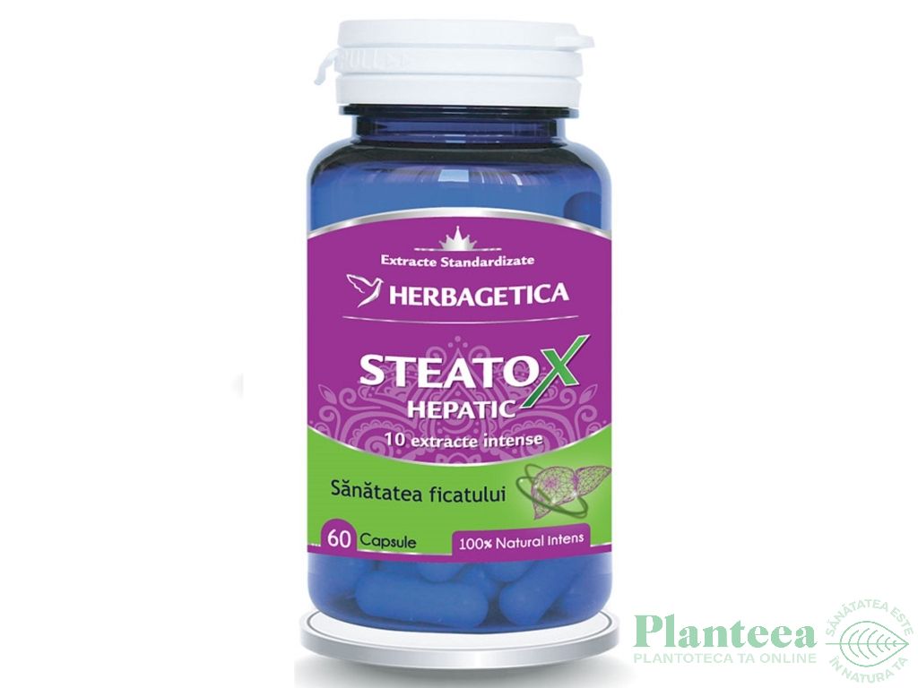 Steatox Hepatic 60cps - HERBAGETICA
