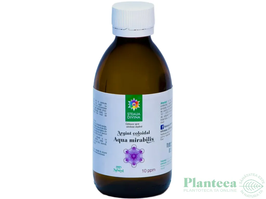 Argint coloidal 10ppm 200ml - SANTO RAPHAEL