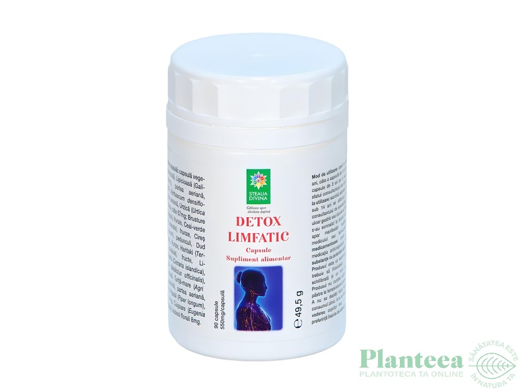 Detox limfatic 90cps - SANTO RAPHAEL