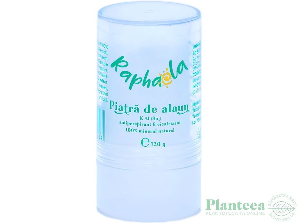 Deodorant stick piatra alaun 120g - SANTO RAPHAEL