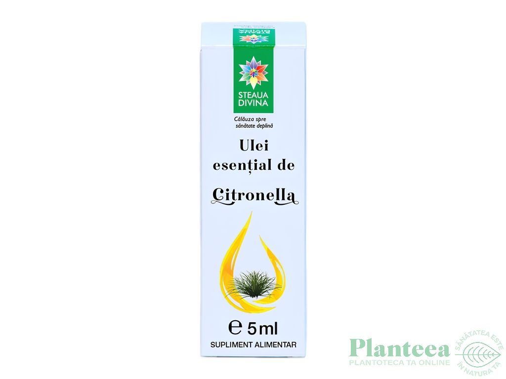 Ulei esential citronella uz intern 5ml - SANTO RAPHAEL