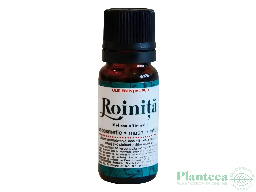 Ulei esential melissa [roinita] uz extern 10ml - SANTO RAPHAEL