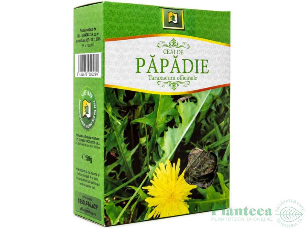 Ceai papadie frunze 50g - STEFMAR