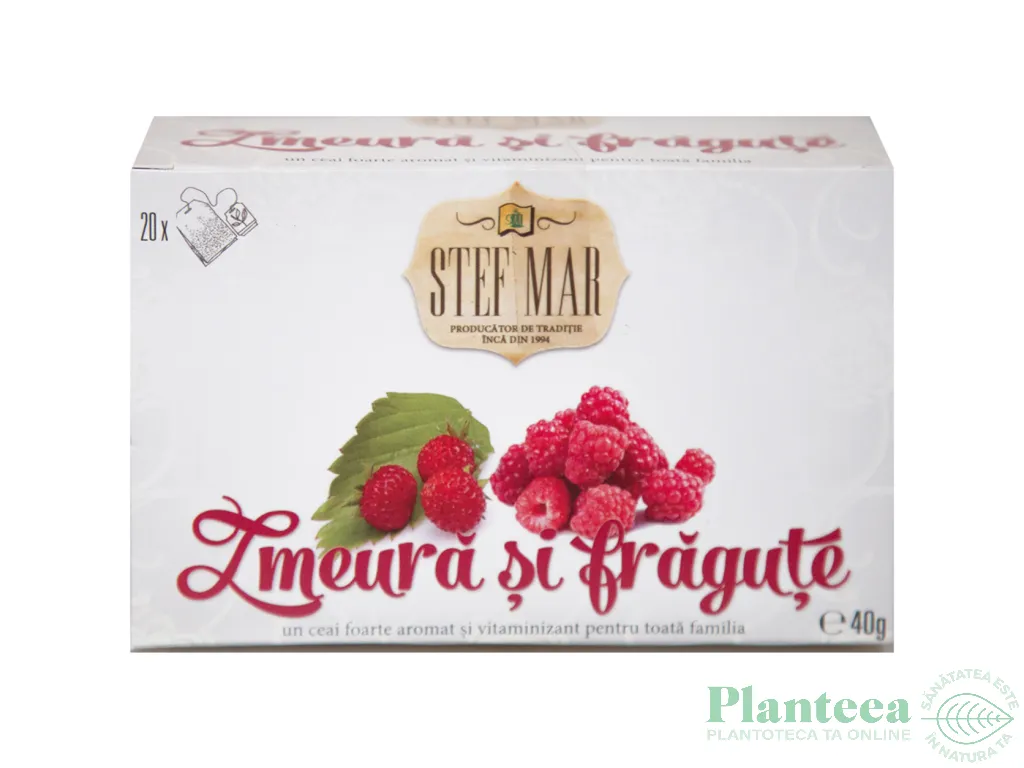 Ceai cu zmeura fragute premium 20dz - STEFMAR