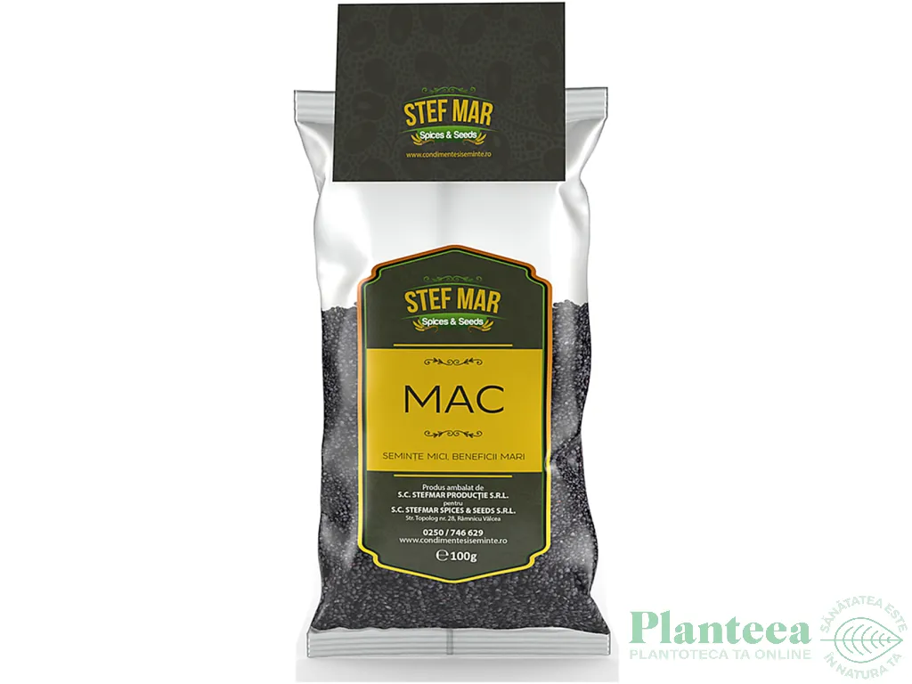 Seminte mac 100g - STEF MAR