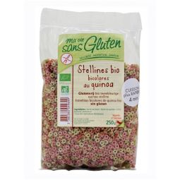 Paste stelute bicolore quinoa porumb eco 250g - MA VIE SANS GLUTEN