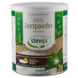 Stevie indulcitor cristalizat 220g - STEVIJA