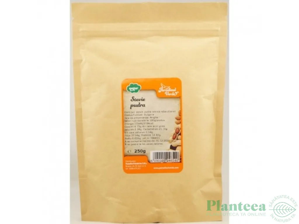 Stevie frunze pulbere Bulgaria natur 250g - PARADISUL VERDE