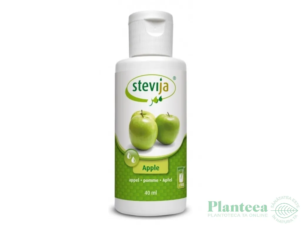Stevie indulcitor lichid mere 40ml - STEVIJA