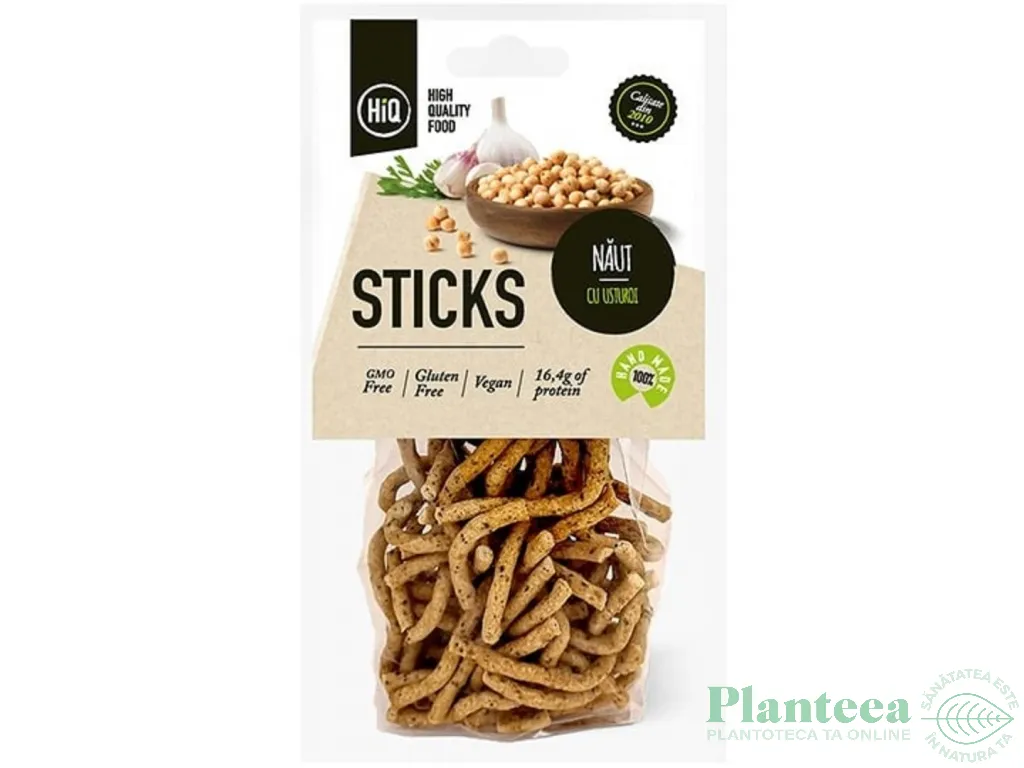 Sticksuri naut cu usturoi 70g - HIQ