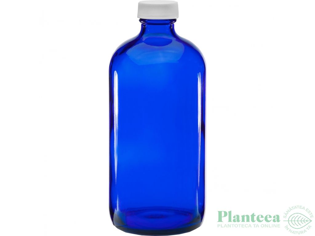 Flacon sticla albastra cu dop 480ml - AQUA NANO
