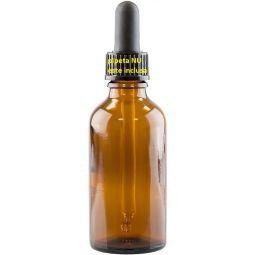 Flacon sticla bruna DIN18 fara capac 50ml - MAYAM