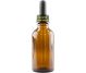 Flacon sticla bruna DIN18 fara capac 50ml - MAYAM