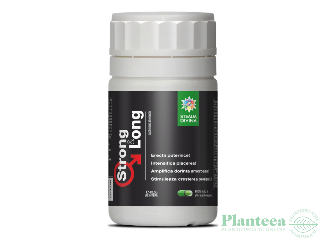 Strong&Long stimulent sexual barbati 90cps - SANTO RAPHAEL