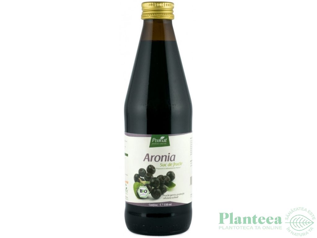 Suc aronia eco 330ml - MEDICURA