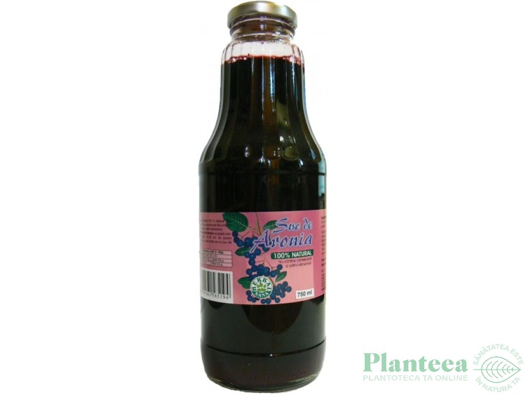 Suc aronia 700ml - HERBAL SANA