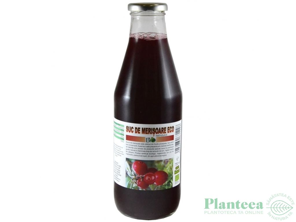 Suc merisoare 100% eco 750ml - DECO ITALIA