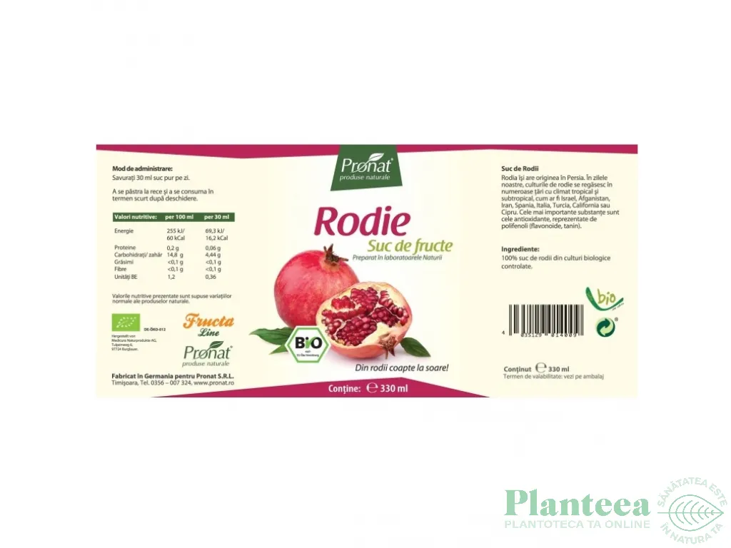 Suc rodie eco 330ml - MEDICURA