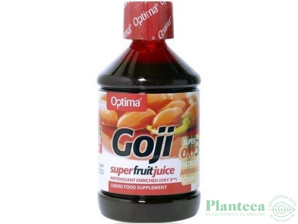 Suc goji super oxy3 500ml - OPTIMA HEALTH