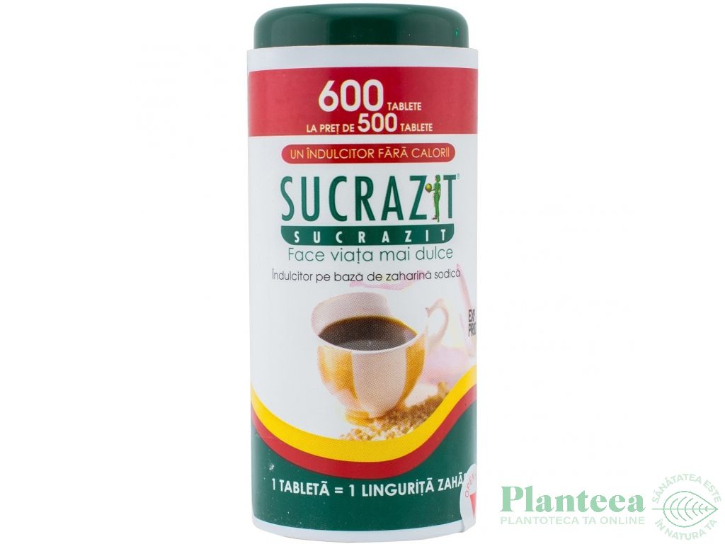 Indulcitor fara calorii Sucrazit Elite 600b - BISCOL