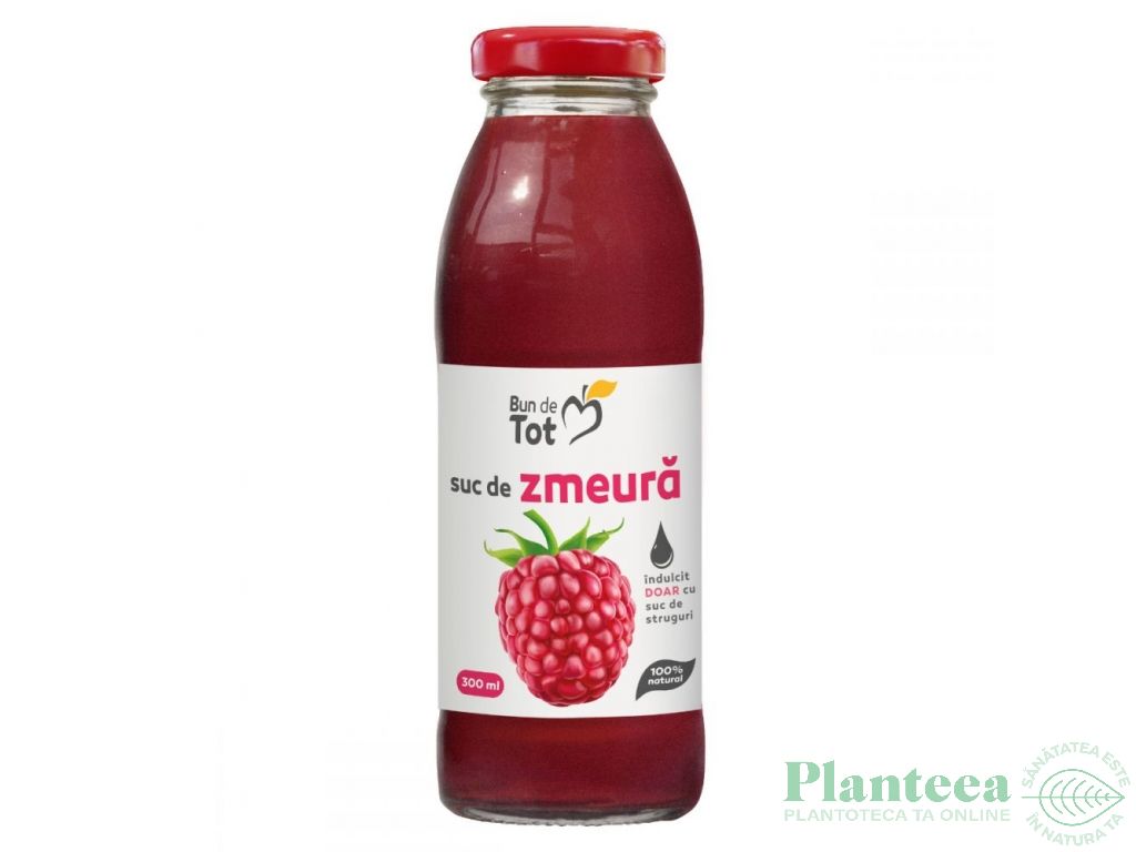 Nectar zmeura fara zahar bio 300ml - BUN DE TOT