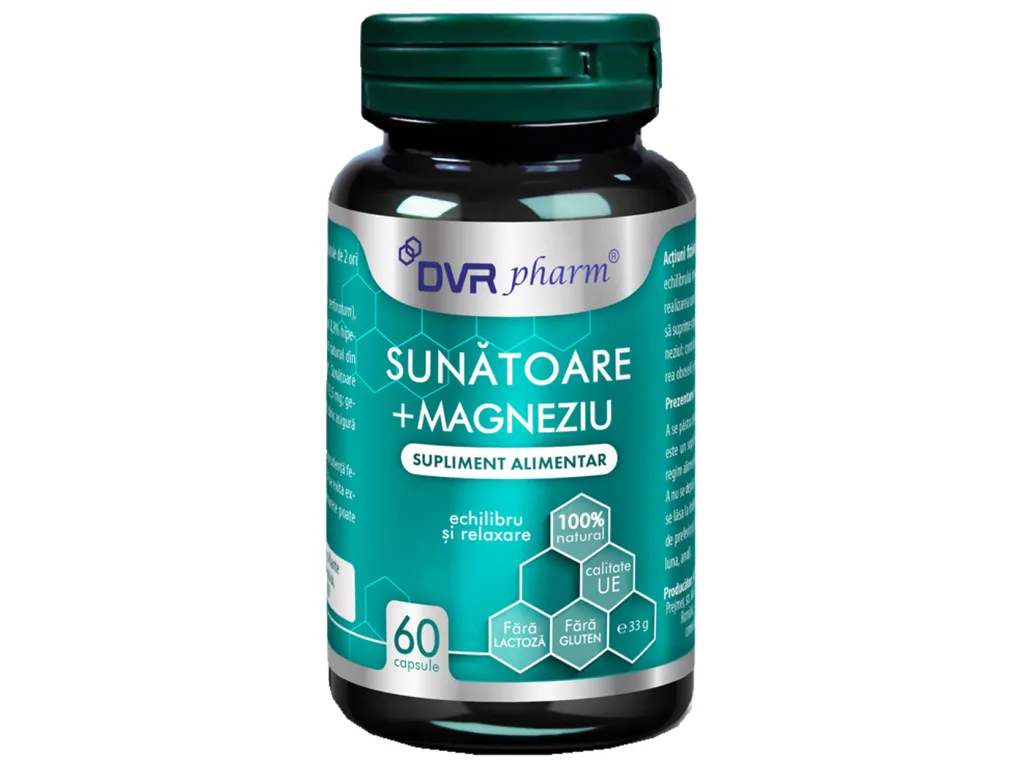Sunatoare Magneziu 1x60cps - DVR PHARM