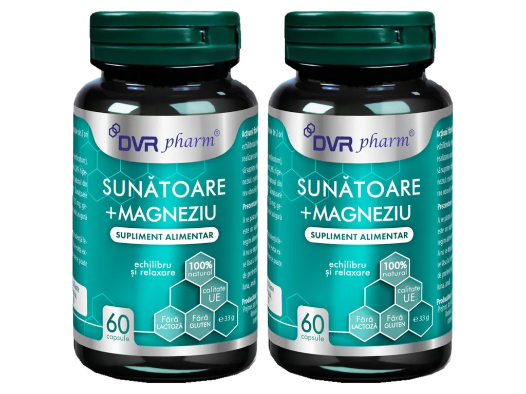 Set Sunatoare Magneziu 2x60cps - DVR PHARM
