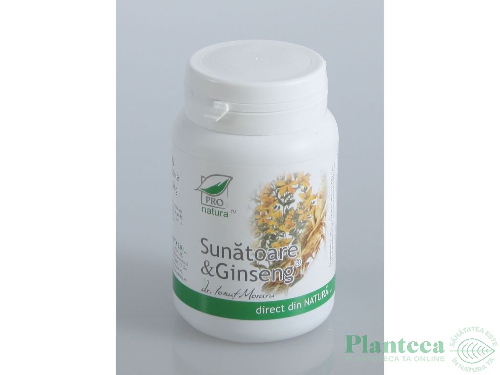 Sunatoare ginseng 60cps - MEDICA