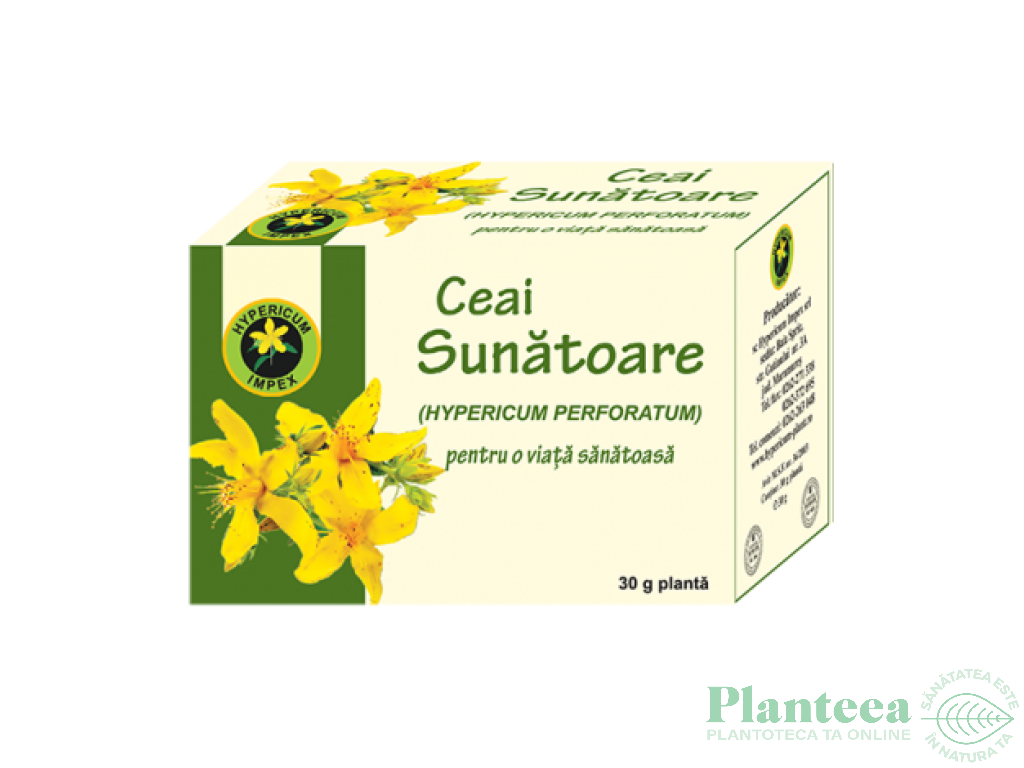 Ceai sunatoare 30g - HYPERICUM PLANT