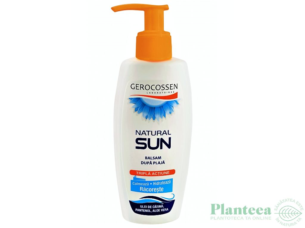 Balsam dupa plaja tripla actiune Natural Sun 200ml - GEROCOSSEN