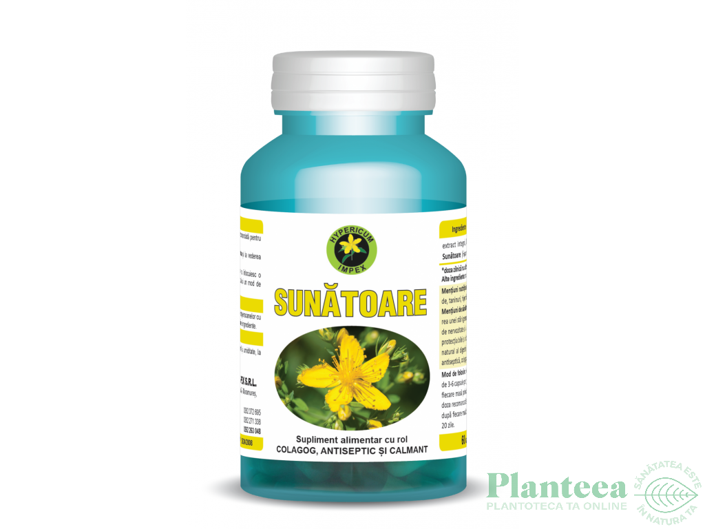 Sunatoare 60cps - HYPERICUM PLANT