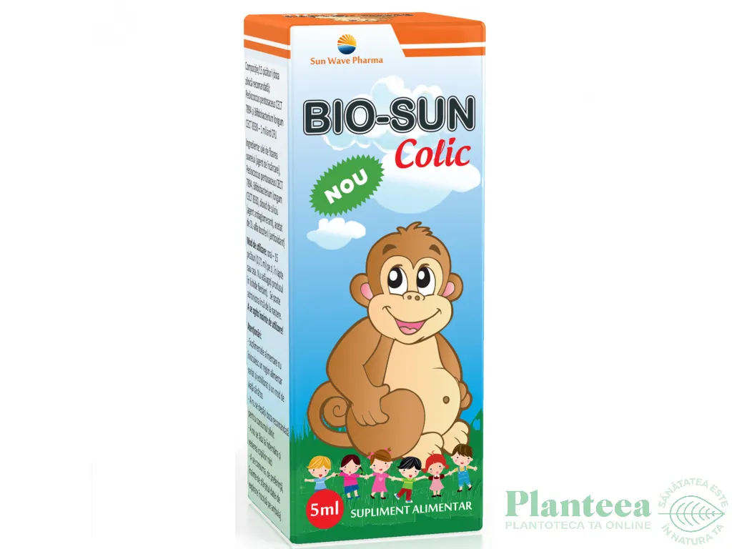 Picaturi colici Bio Sun 5ml - SUN WAVE PHARMA