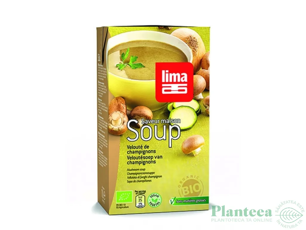Supa crema ciuperci eco 1L - LIMA