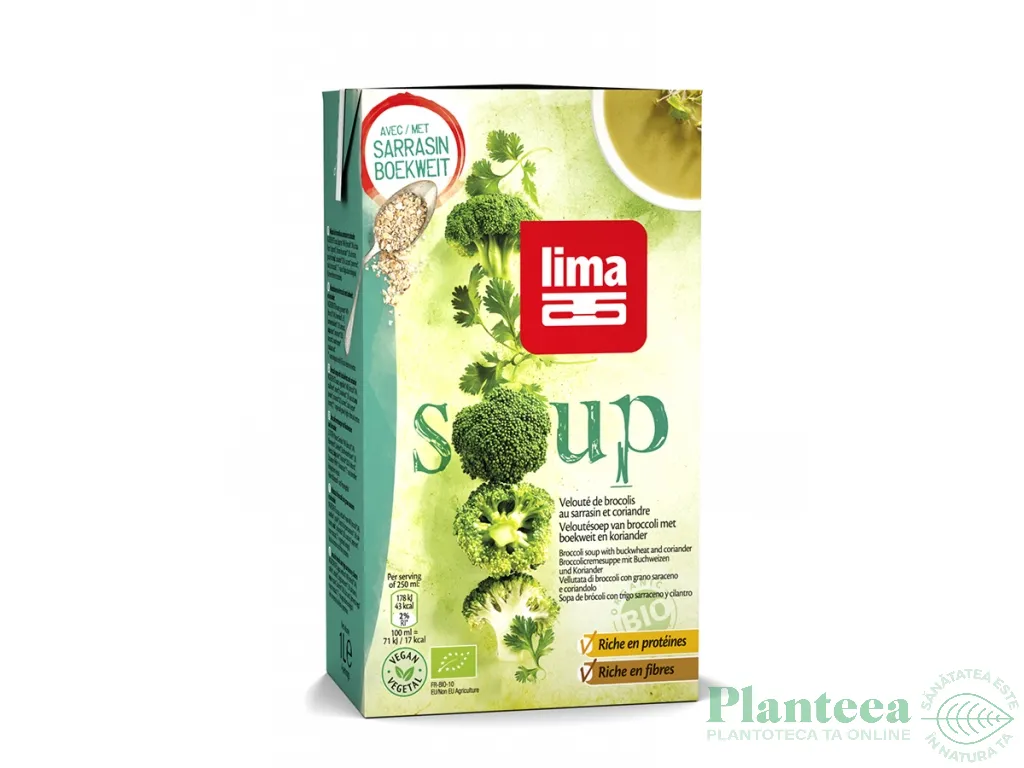 Supa crema broccoli hrisca eco 1L - LIMA