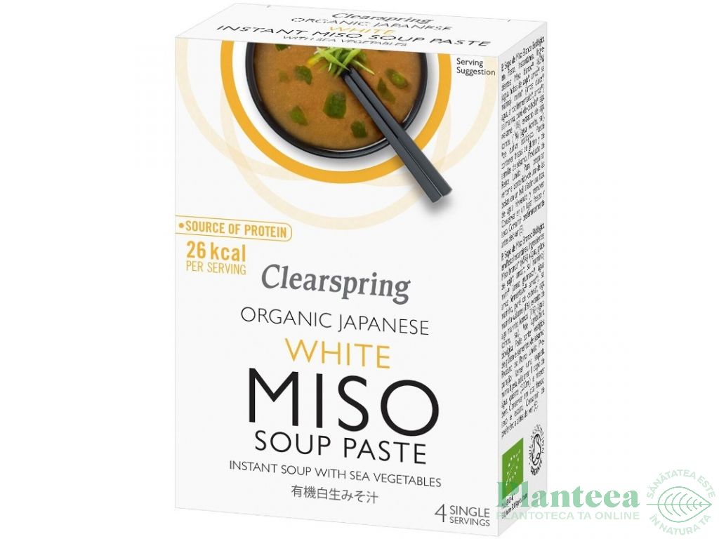 Supa instant miso alb eco 4x15g - CLEARSPRING