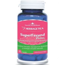 SuperFecund femei 30cps - HERBAGETICA